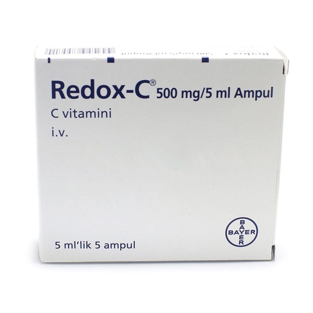 Redox-C-500-Mg.jpg Redox-C (Vitamin C) 500mg/5mL (5 x 5mL) - Image 1