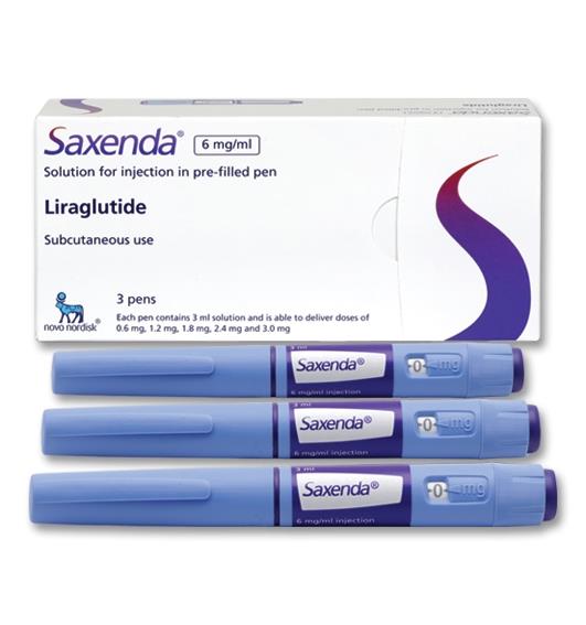 saxenda_liraglutide.jpg Saxenda Pre-filled Pen (Liraglutide) Weight Loss Injection 6mg/ml - Image 1